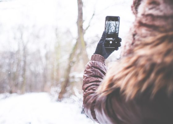 Girl Shooting with iPhone 6